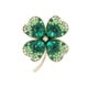 thumbnail image 4 of Broche de trébol de estilo artístico, accesorio de traje con temperamento de ramillete para mujer, regalo, 4 of 5