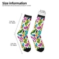 thumbnail image 2 of Honeii Watercolor Flowers Print Children's Colorful Socks,Unisex Kids and Toddlers' Cushioned Sock,Kids Athletic Crew Socks,for Everyday Wear and Sports, 2 of 5