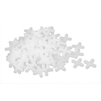 Wall Floor Ceramic Tile Plastic Cross Spacer 5mm White 100pcs