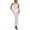 White, variant on Women Long Bodycon Dress Lace See-Through Sleeveless Cami Dress Summer Backless Party Dress