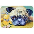 thumbnail image 2 of caroline's treasures pug bunny rabbit kitchen/bath mat, 2 of 2