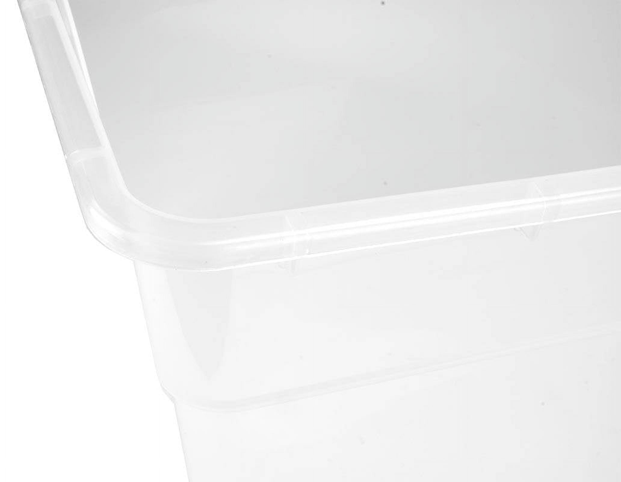Sterilite Lidded 56 Qt. Clear Bin Home Storage Box Tote Container 16598008  - The Home Depot