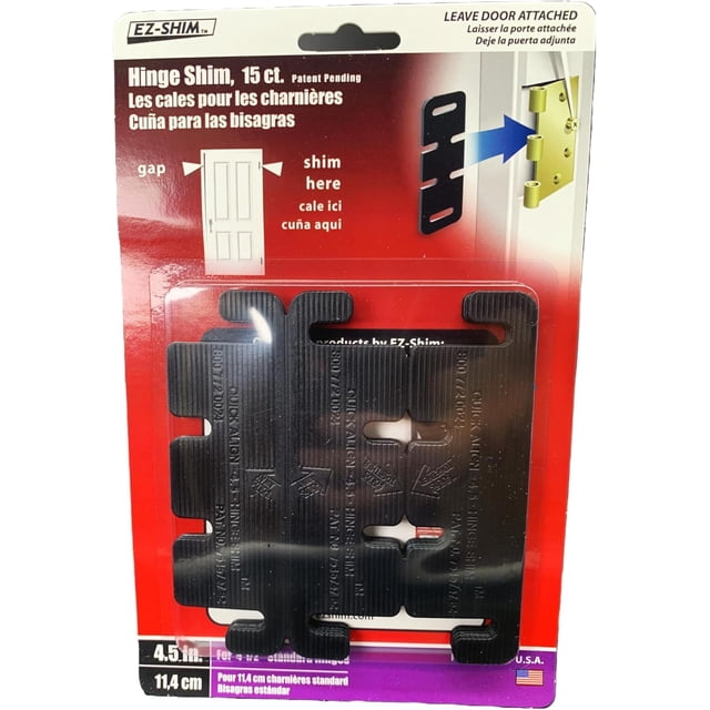 E-Z Shim EZ HS450BP cuña de bisagra de 4,5" (paquete de 15)