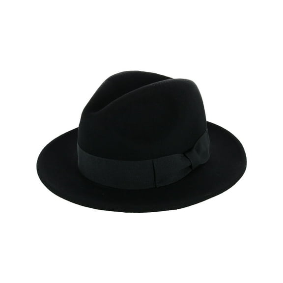Epoch Hats Company Wool Felt Fedora with Grosgrain Bow Hatband (Men)