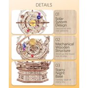 3D Puzzles for Adults-Starry Night Music Box Kit-Wooden Puzzles Science Gifts for Adults-Gifts for Teenage Boys Girls