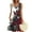 1-Black, variant on Floral Print Sleeveless Dress for Women Summer Casual A-Line Swing Dress with Pockets Tank Sundress Beach