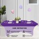 thumbnail image 5 of Mantel IVAPUPU, 2 unidades, rectangular, ajustado, de 6 pies, color morado, 5 of 6