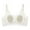 White, variant on Women's Thin Wirefree Seamless Bra, Comfortable Breathable Soft Support Anti-Sagging for Everyday Comfort Wear