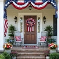 thumbnail image 5 of 250th Anniversary Patriotic Wreath, 2026 New Memorial Wreaths for Front Door, Red White and Blue Wreath All-Weather Farmhouse Outdoor Holiday Decoration, 5 of 7