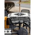 thumbnail image 6 of Square Outdoor Tablecloth with Umbrella Hole Gray Boho Outside Table Cloth Waterproof Patio Table Cover Southwest Aztec Country Geometric Aesthetic Zipper Tablecloths for Picnic Camping 54x54 Inch, 6 of 8