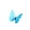 016_Blue, variant on Wall Stickers Creative Cute 3D Butterfly Wall Stickers Seamless Glue Home Decoration Butterfly,Blue Home Wall Stickers