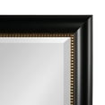 thumbnail image 6 of Kate and Laurel Parodi Traditional Framed Beaded Rectangle Bathroom Vanity Mirror, 28 x 40, Black, Rectangular Beveled Large Bathroom Mirror for Over Sink or for Use as Entryway or Living Room Decor, 6 of 8