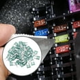 thumbnail image 3 of Unique Bargains 50 Pcs Mini 1AMP APM/ATM Universal Car Fuse Blade Style Fuses for Automotive Car Boat Truck SUV RV Green, 3 of 6