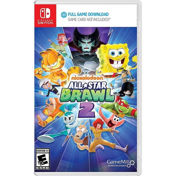 Nickelodeon All Star Brawl 2 Code In Box, Nintendo Switch