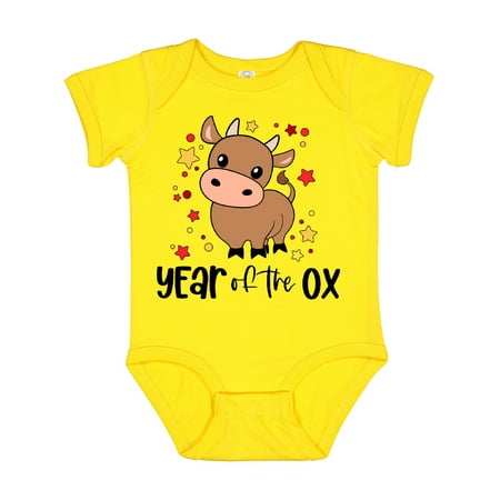 

Inktastic 2021 Year of the Ox Cute Gift Baby Boy or Baby Girl Bodysuit
