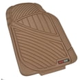 thumbnail image 2 of Motor Trend 100 Percent Odorless Car Floor Mats with Standard Trunk Cargo Mat, 4 Pieces Rubber Protection, Black Beige Gray, 2 of 8