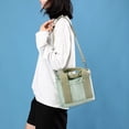 thumbnail image 4 of Bolso de lona Kuymtek Pequeño Mano para Mujer bolso Mamá 820 verde tamaño 230*210*150 mm, 4 of 8