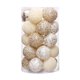 thumbnail image 1 of 25 bolas navideñas para colgar en el árbol de Navidad, decoraciones navideñas novedosas. Blanco champán intenso, 1 of 9