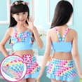 thumbnail image 1 of Trajes de baño para niños, trajes de baño femeninos de princesa dividida siamesa, trajes de baño para niñas de talla mediana y grande, trajes de baño para estudiantes, 1 of 6