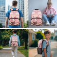 thumbnail image 2 of Jeiento Reading Axolotl Print Backpack and Lunch Box Set for Kids Boys Girls 4 Piece Back to School Supplies 17 Inch School Backpack, Lunch Bag, Pencil Case, Bookmark, 2 of 7