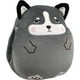 thumbnail image 1 of Cute Animal Plush Pillow , Cartoon Animals Soft Stuffed Pets Toy with Hand Muffs Warmer for Kids Women (Husky) Dark Grey Medium, 1 of 4
