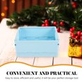 thumbnail image 3 of DEEPCRAFF 4Pcs Stackable Plastic Storage Bins Assorted Color Folding Crates for Home and Office Storage, 3 of 8