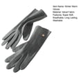 thumbnail image 7 of Eoperou 1 Pair Women Riding Gloves Super Soft Windproof Wear Resistant Solid Color Washable Keep Warm Velvet Fabric Winter Women Full Finger Gloves for Lady, 7 of 7