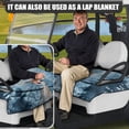thumbnail image 5 of Whosucclay Little Deer Elastic Golf Cart Seat Cover Anti-Slip for Yamaha EZGO Club Car Icon, Breathable Golf Cart Seat Cover Blanket Towel Accessories, 5 of 7