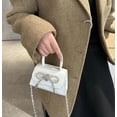 thumbnail image 4 of LHSHIDU Crossbody Bag for Women Girls Cute Candy-Colored Tote with Patent Leather Glitter Shoulder Bag Small Square Bag, 4 of 7