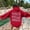 Red, variant on WILLBEST essentials hoodie Women's Fashion Letter Print Pullover Hoodie Casual Loose Sweatshirt Top chocolate hoodie women