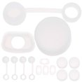 thumbnail image 1 of 5 juegos de tapón de silicona a prueba de derrames, juego de pajitas a prueba de fugas, cubierta superior, accesorios para vasos, 1 of 6
