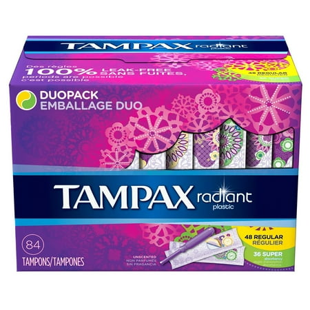 tampons radiant tampax duopack