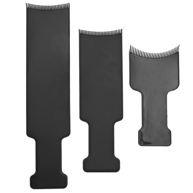 Tablero de color de cabello para peluquería, Tablero de color de cabello de 3 piezas Tablero de color de cabello Tablero de color de cabello profesional Materiales ecológicos