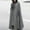 Gray, variant on Idoravan Cardigans for Women Spring Women Trench Coat Open Front Cardigan Jacket Coat Cape Cloak Plus