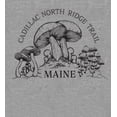thumbnail image 2 of Cadillac North Ridge Trail Maine Adult Heather Gray Long Sleeve Hoodie-Medium, 2 of 3
