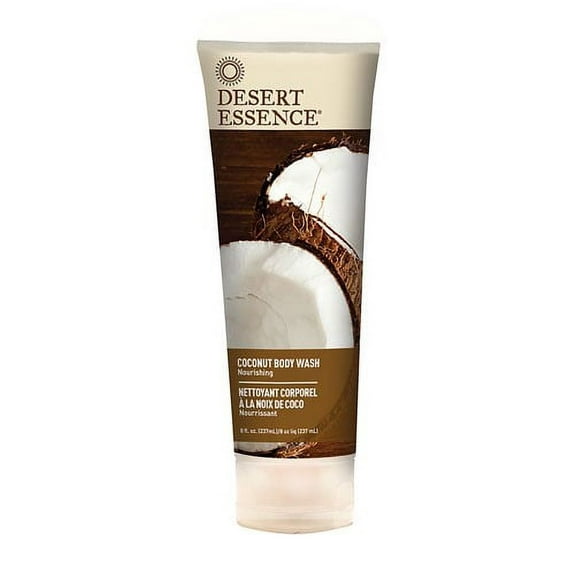 Desert Essence Body Wash, Coconut, 8 fl oz (237 ml)