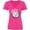 Pink, variant on Inktastic Volleyball with Pink Bow Women's V-Neck T-Shirt