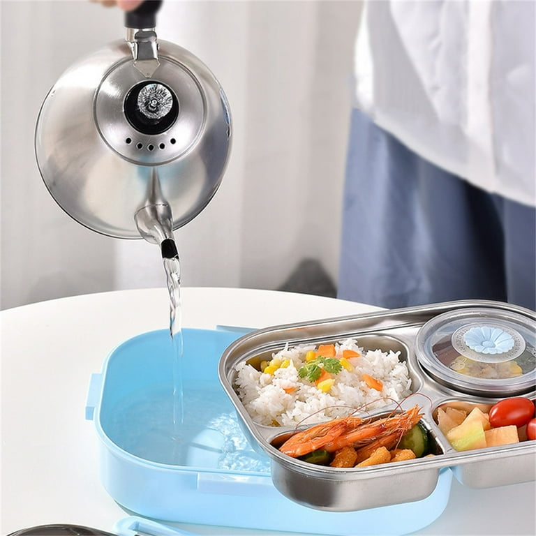 Insulated Bento Box, Compartment Lunch Container Set with Soup Bowl  Carry Bag, Non-leak Locking Lid for Freshness, Hot or Cold Food Storage for 