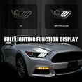 thumbnail image 2 of Spec-D Tuning Black Smoke OE Style Projector Headlights w/ LED Bar Compatible with 2015-2017 Ford Mustang, Left + Right Pair Headlamps Assembly, 2 of 5