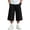 Black, variant on OGLCCG Boys Capri Pants, Boys 3/4 Cropped Athletic Sweatpants, Wide Leg Loose Fit Casual Jogger Pants with Pockets for Kids Size 5-14