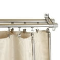 thumbnail image 3 of InStyleDesign  Regal Silver Adjustable Double Curtain Track Set 48 to 84 inch, 3 of 3