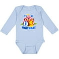 thumbnail image 3 of Inktastic Its My Birthday Circus Tent with Lion 1 Year Old Boys or Girls Long Sleeve Baby Bodysuit, 3 of 5