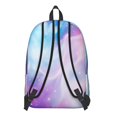 thumbnail image 3 of Colorful Starry Sky and Universe Backpack for School, Cute School Bag with Adjustable Shoulder Straps and Padded Back, 15.7"x11.8"x5.5", 3 of 5