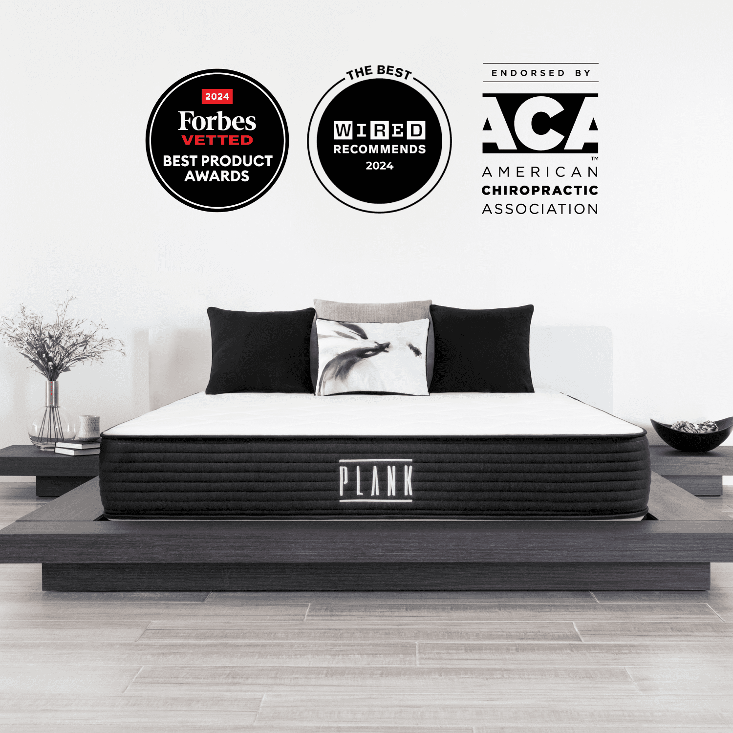 Brooklyn Bedding Plank 10-Inch Two-Sided Firm Mattress, Twin