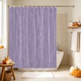 thumbnail image 5 of Lavender Purple Shower Curtain Set - 48" x 72" Washable Bathtub Curtain with 12 Hooks, Modern Simple Solid Color Linen Texture Boho Waterproof Fabric Stall Shower Curtains for Bathroom/Bathtub Décor, 5 of 8
