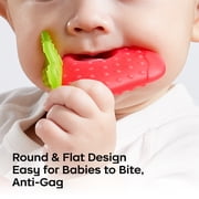 Bc Babycare Teething Toys, Silicone Soothing Baby Teether Toys, Raspberry Teether for Toddlers 0-3