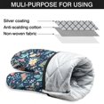thumbnail image 7 of Cute Oven Mitts,Pioneer Flower Floral Print Pattern Oven Mitt 2-Pack Set,Kitchen Gloves for Oven,Heat Resistant Oven Mitts 7.7"x12", 7 of 7
