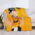 thumbnail image 6 of Lsque Sml Jeffy Print Flannel Throw Blanket, Ultra-soft Blanket for Bed, Couch, Car, Hypoallergenic Anti-pilling blanket-80"x60", 6 of 8