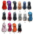 thumbnail image 4 of Bonnet Soyeux avec Longue Queue Mode Élasticité Flexible Réglable pour Bikers Amateurs de Hip-hop Décoration Quotidienne Rouge Rose, 4 of 7