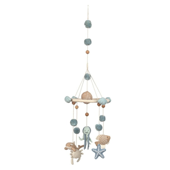 Crane Baby Mobile for Crib, Sea Life Theme, Nursery Décor for Boys and Girls, 9" x 30", Ocean Nursery Decor, Nursery Mobiles, Jungle Nursery Decor, Nursery Essentials, Baby Crib Mobile